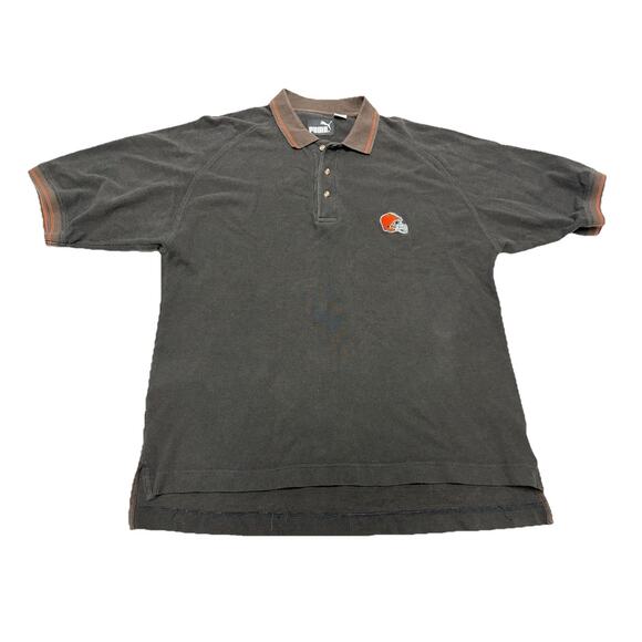 Puma Other - VTG 90’s Clevland Browns Men’s Puma Polo Shirt Size Large